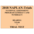 2018 Kilbaha NAPLAN Trial Test Year 7 - Reading - Hard Copy
